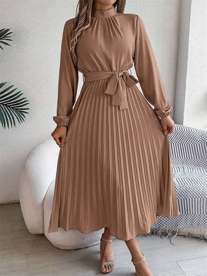 Katrine | Kvinders Elegant Lang Kjole | Sofistikeret Stil