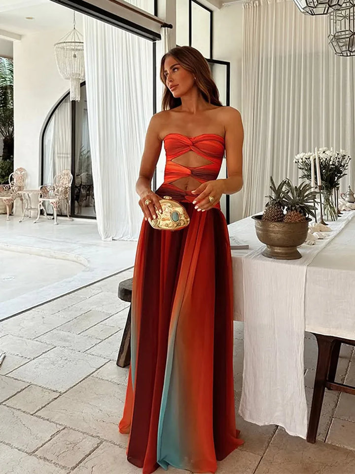 Valentina | Kvinder Elegant Maxi Kjole | For Stil & Elegance