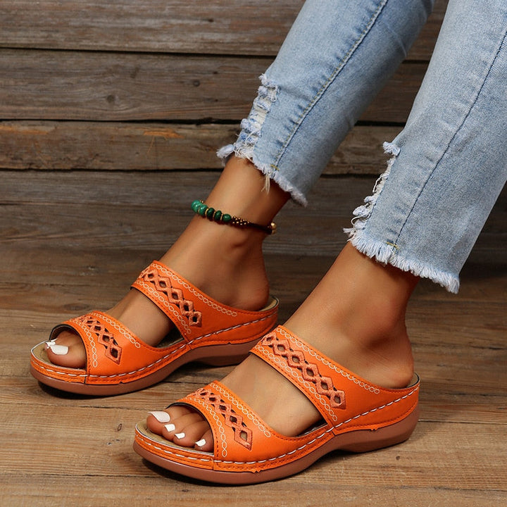 Saphira | Dame Ergonomisk Stilfulde Sandaler | For Komfort & Støtte