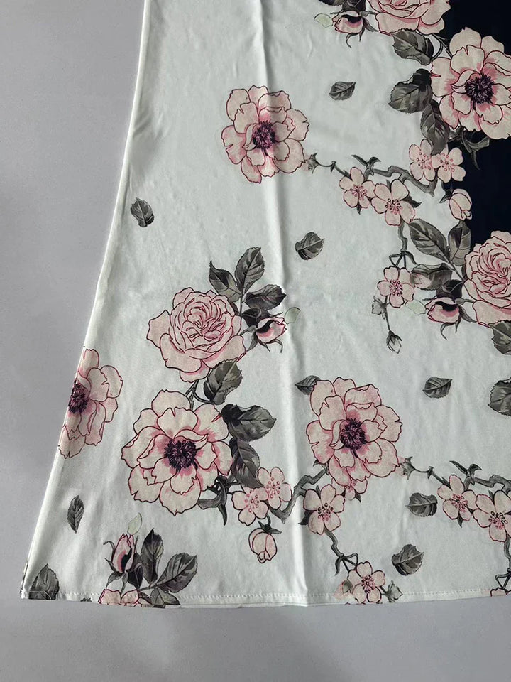 Lise & Rose København | Damer Elegante Ærmeløse Sommerkjole | Unik Print