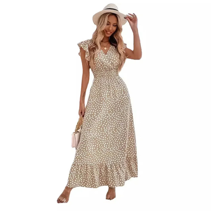 Sommerskønhed | Dame Elegante Luftige Sommerkjole | Lys og Romantisk