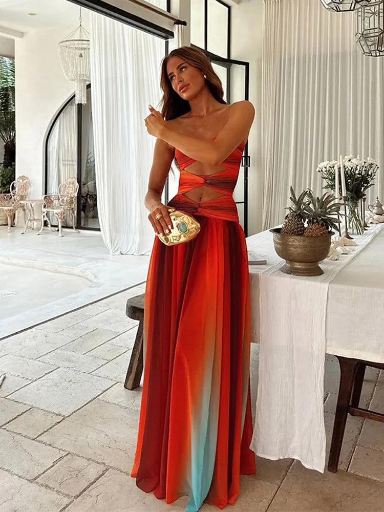 Valentina | Kvinder Elegant Maxi Kjole | For Stil & Elegance