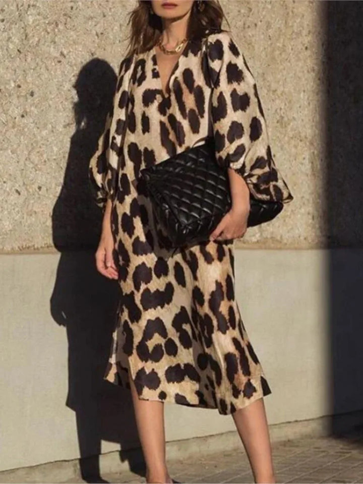 Lisa - Leopardprint Kjole