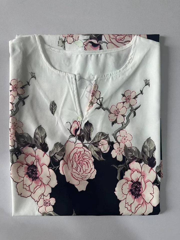 Lise & Rose København | Damer Elegante Ærmeløse Sommerkjole | Unik Print