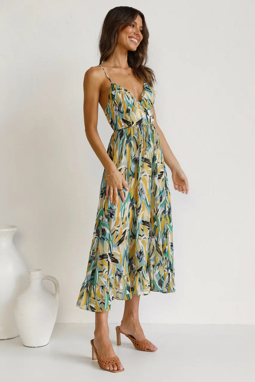 Astrid | Dame Elegant Sommerkjole  | Luftig