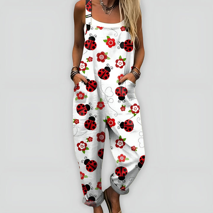 Nynne | Damen Komfortabel Stilfuld Jumpsuit | Til Sommer & Frihed