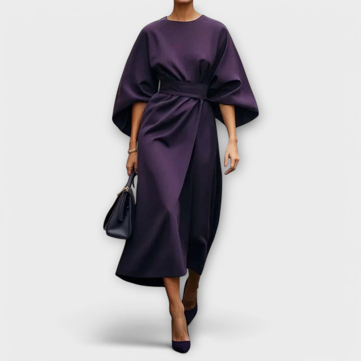 Ronja | Dame Stilfuld Langærmet Kjole | Til Elegance & Udtryk