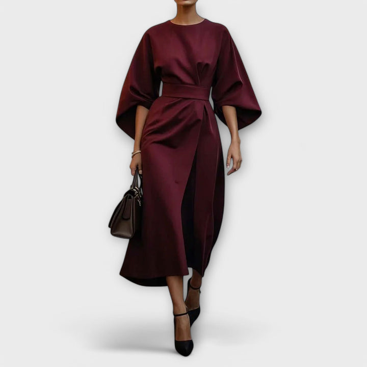 Ronja | Dame Stilfuld Langærmet Kjole | Til Elegance & Udtryk