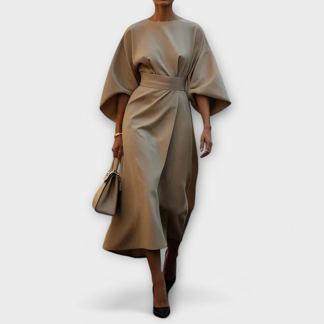 Ronja | Dame Stilfuld Langærmet Kjole | Til Elegance & Udtryk