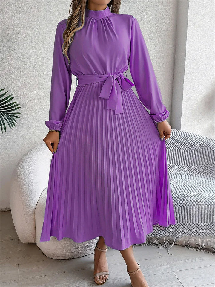 Katrine | Kvinders Elegant Lang Kjole | Sofistikeret Stil