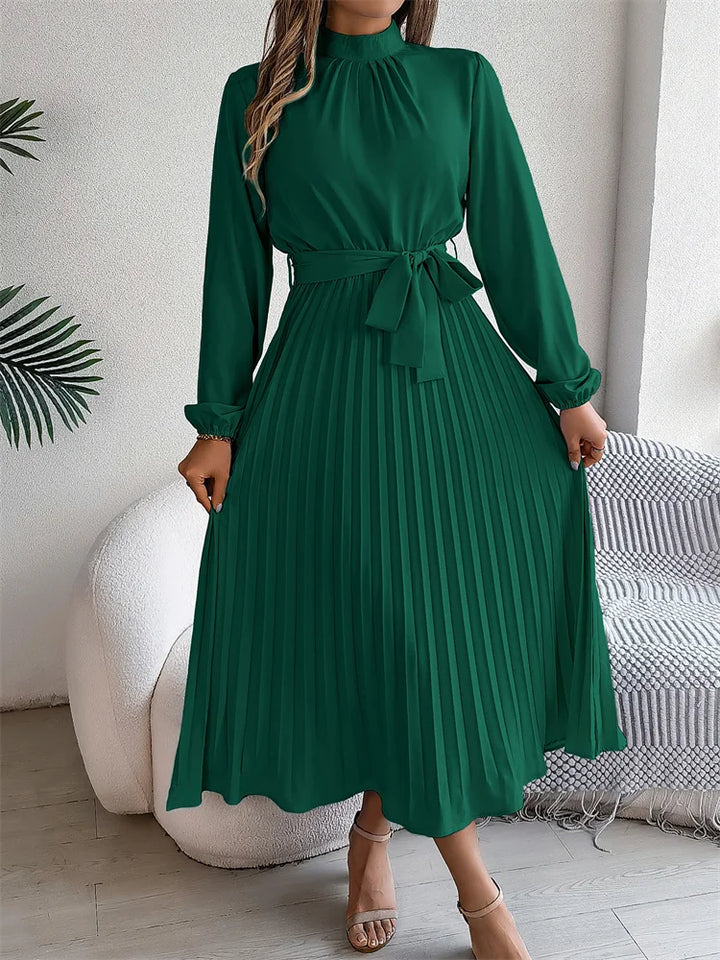 Katrine | Kvinders Elegant Lang Kjole | Sofistikeret Stil