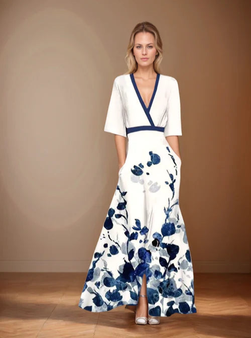 Lorraine | Kjole Med Blomsterprint | For Elegance & Friskhed