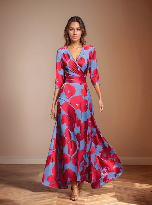 Lorraine | Kjole Med Blomsterprint | For Elegance & Friskhed