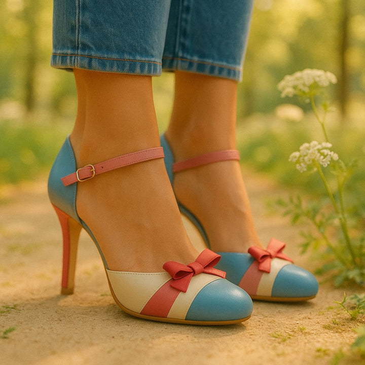 Vilna | Dame Stilren Højhælet Sandal | Til Elegance og Lethed
