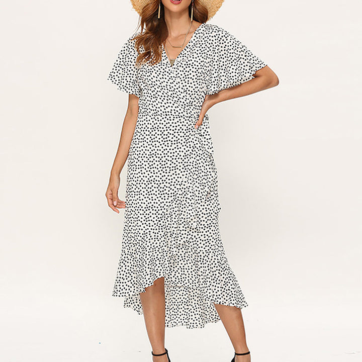 Lise & Rose | Dame Let Elegance Wrap Kjole | Perfekt til enhver Lejlighed