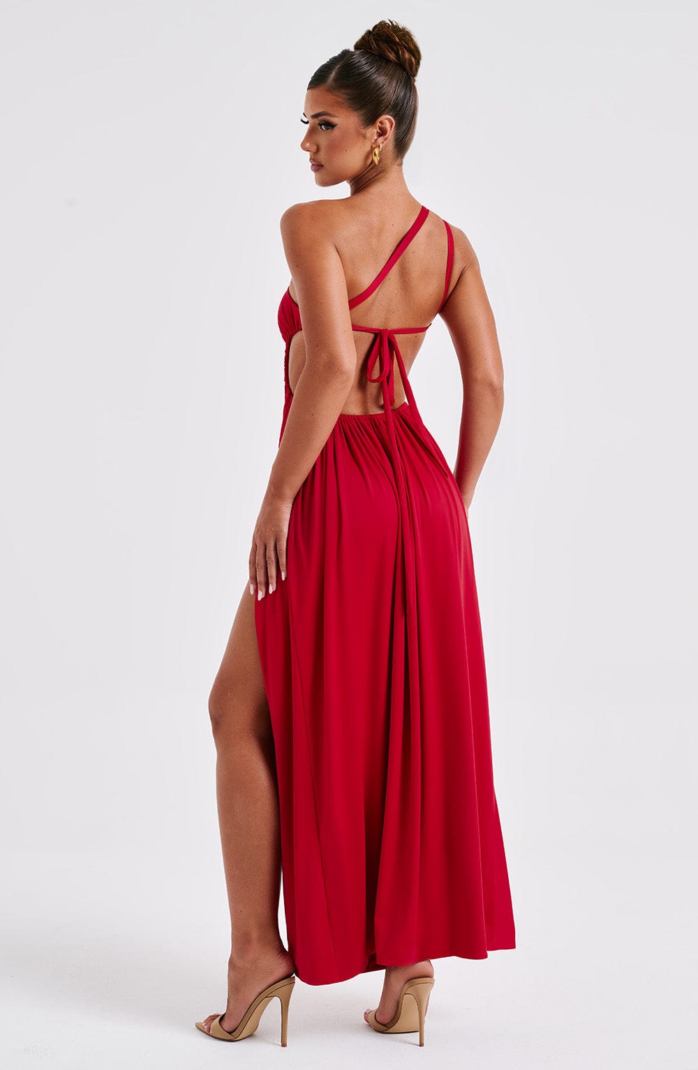 Amelie | Dame Elegant Komfortabel Maxikjole | Silhouet Fremhævende