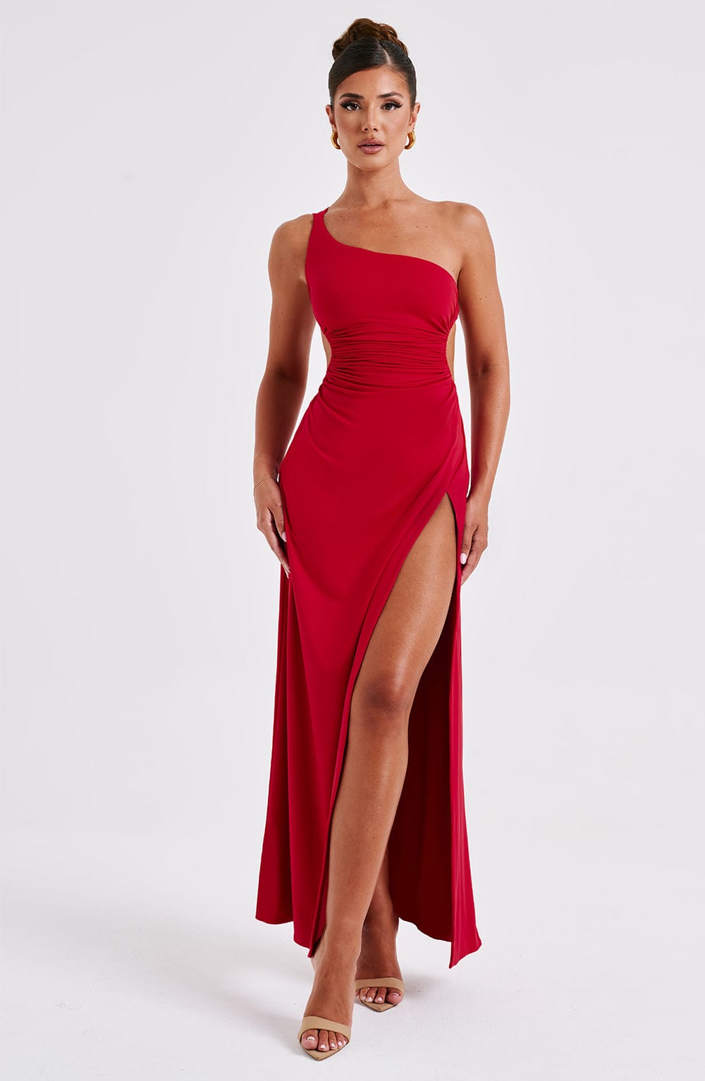 Amelie | Dame Elegant Komfortabel Maxikjole | Silhouet Fremhævende