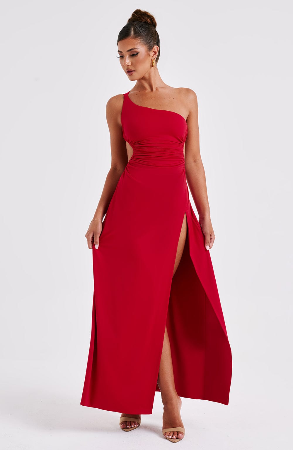Amelie | Dame Elegant Komfortabel Maxikjole | Silhouet Fremhævende