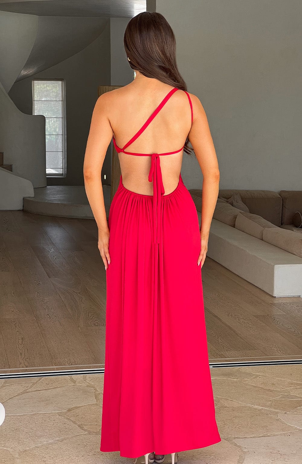 Amelie | Dame Elegant Komfortabel Maxikjole | Silhouet Fremhævende