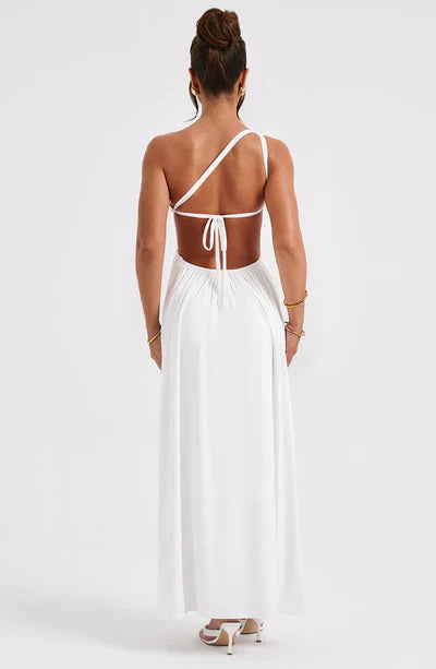 Amelie | Dame Elegant Komfortabel Maxikjole | Silhouet Fremhævende