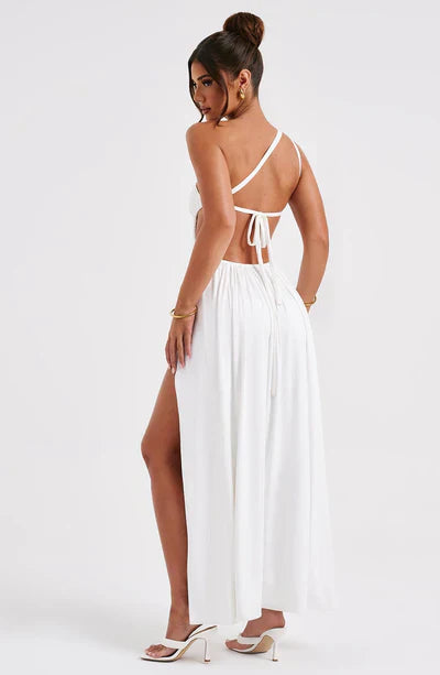 Amelie | Dame Elegant Komfortabel Maxikjole | Silhouet Fremhævende