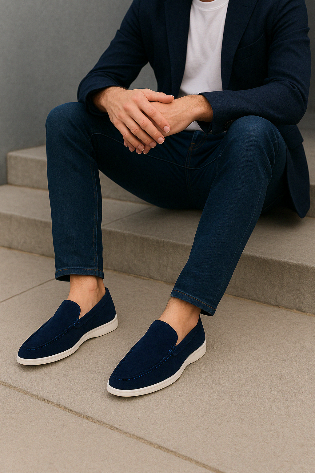 Reno | Herre Stilfulde Komfortable Suede Loafers | Letvægtsdesign