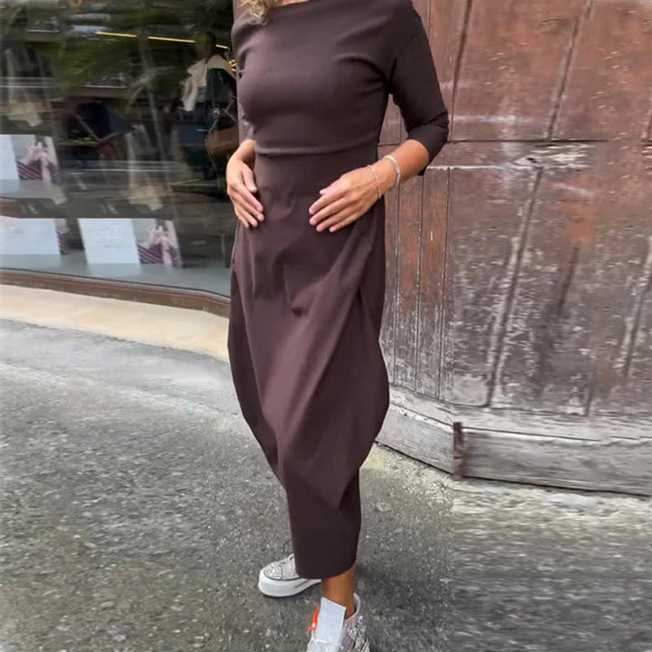 Annette | Dame Elegant og Funktionel Kjole | Tidløs Stil & Komfort