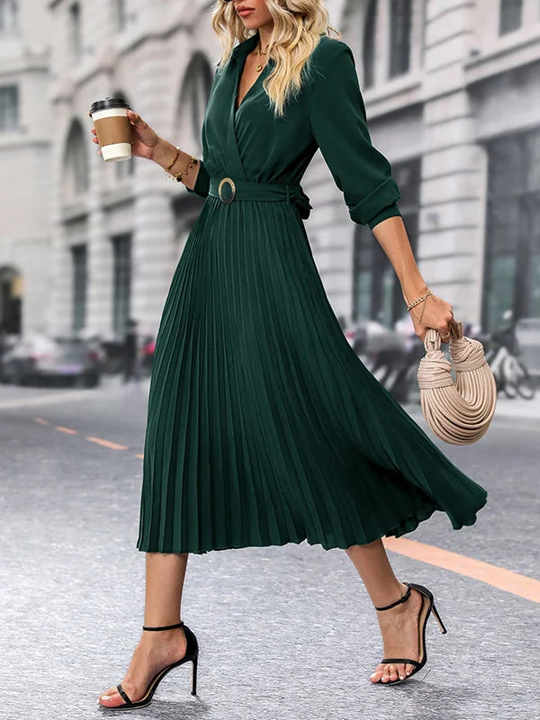 Elina | Kvinders Moderne og Komfortabel Kjole | Classic Chic