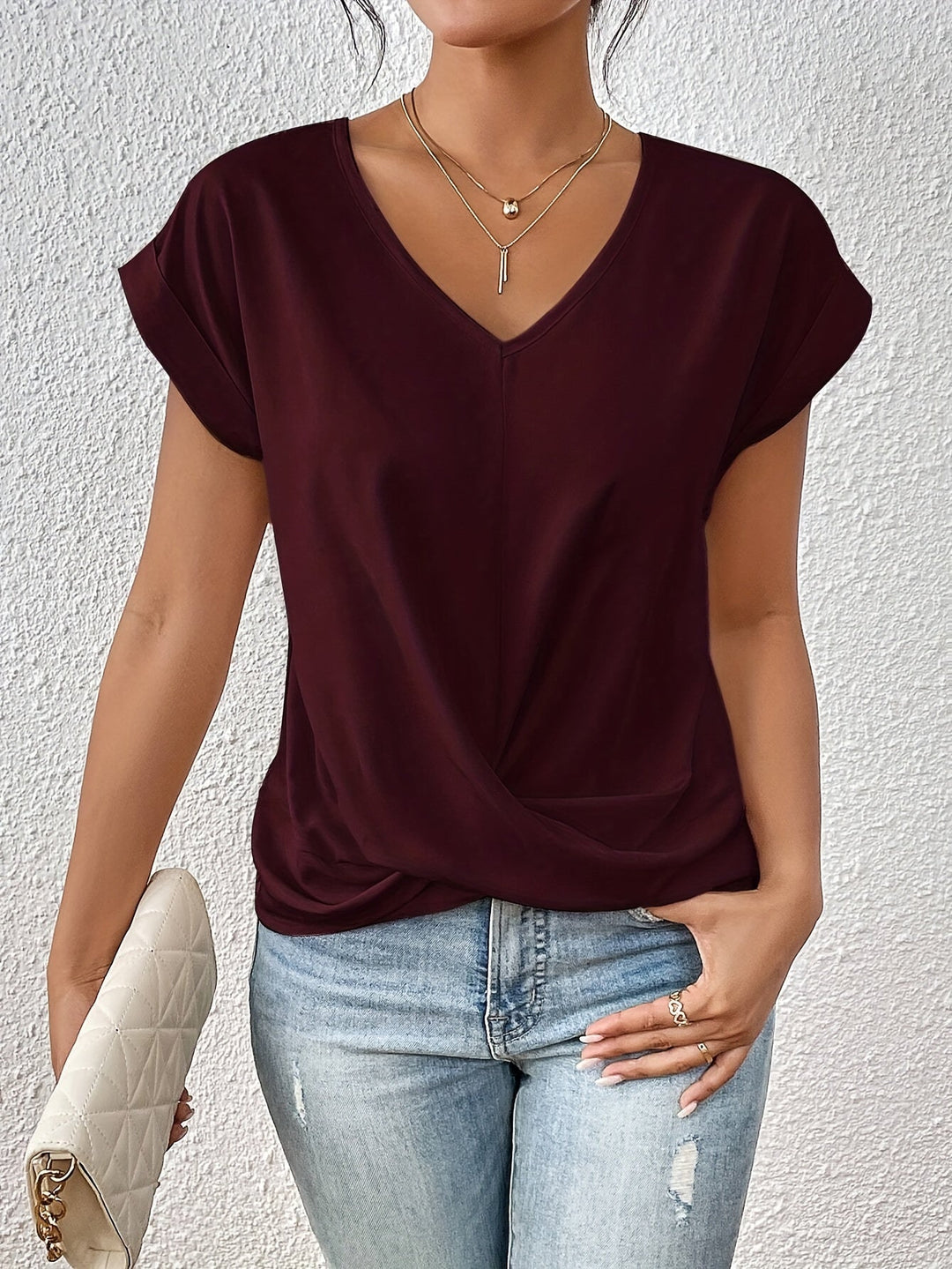 Svala | Damer Casual Stilren T-shirt | For Lethed & Udtryk