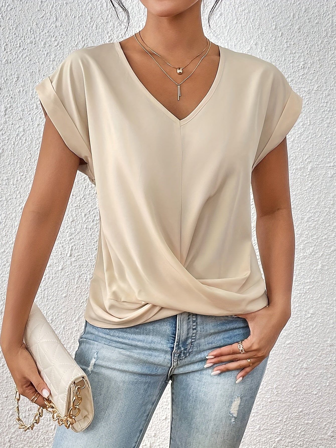 Svala | Damer Casual Stilren T-shirt | For Lethed & Udtryk