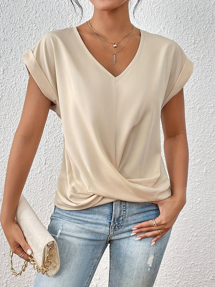 Svala | Damer Casual Stilren T-shirt | For Lethed & Udtryk