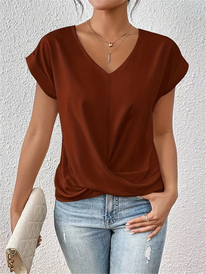 Svala | Damer Casual Stilren T-shirt | For Lethed & Udtryk