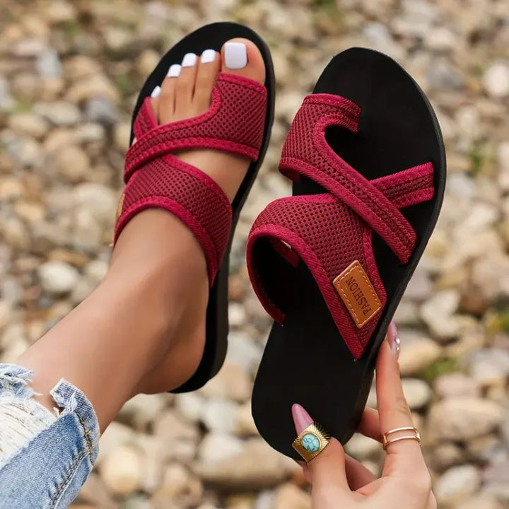 Freja | Unisex Perforerede Mesh Slide Sandaler | Vandtætte