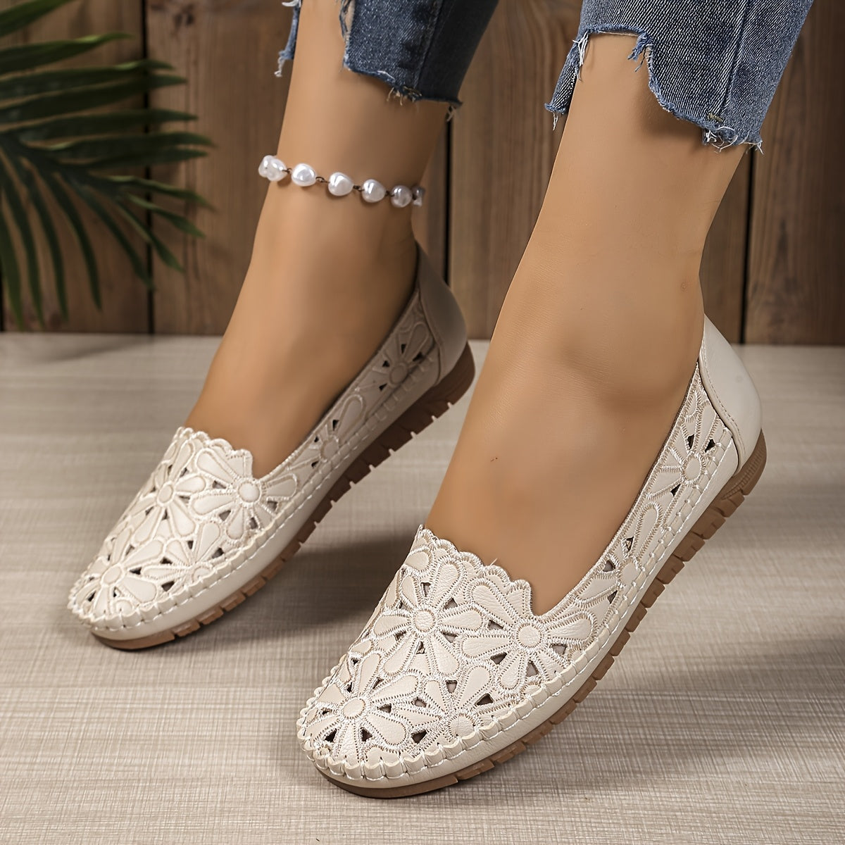 Finja | Dame Komfortable Stilfulde Slip-On Sko | For Hverdag & Elegance