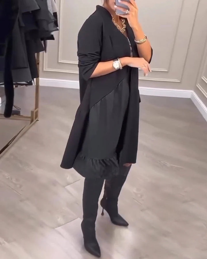 Christine | Dame Ubesværet Kunstnerisk Kjole | Komfort & Elegance