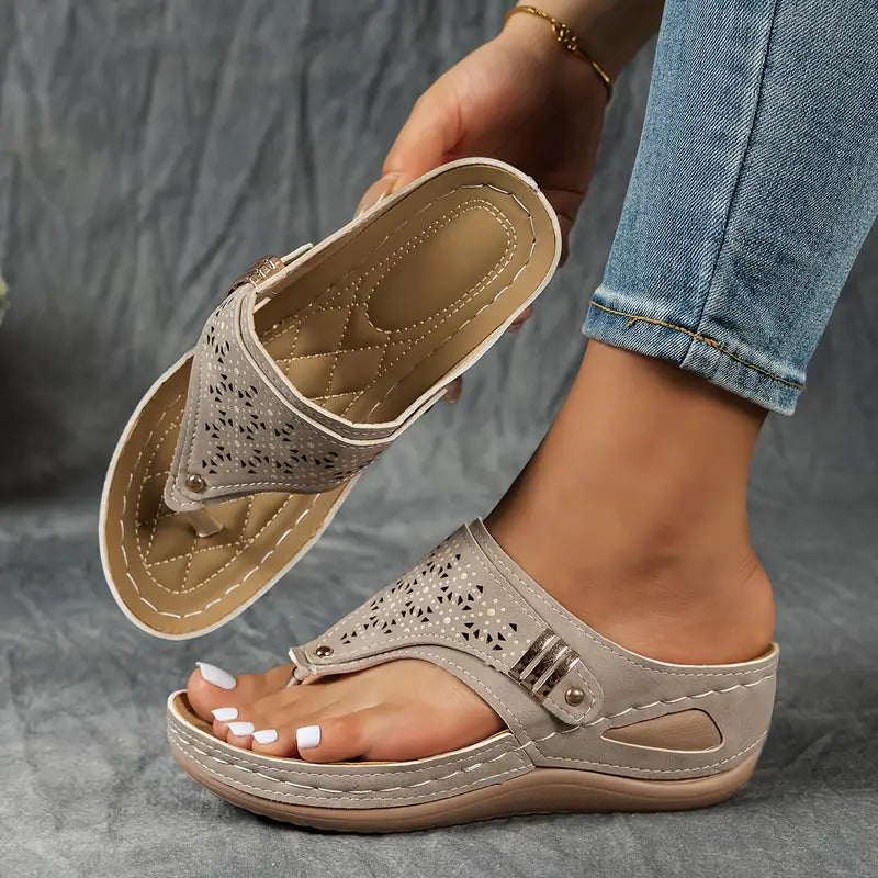 Thyra | Dame Ergonomiske Justerbare Sandaler | For Støtte & Komfort