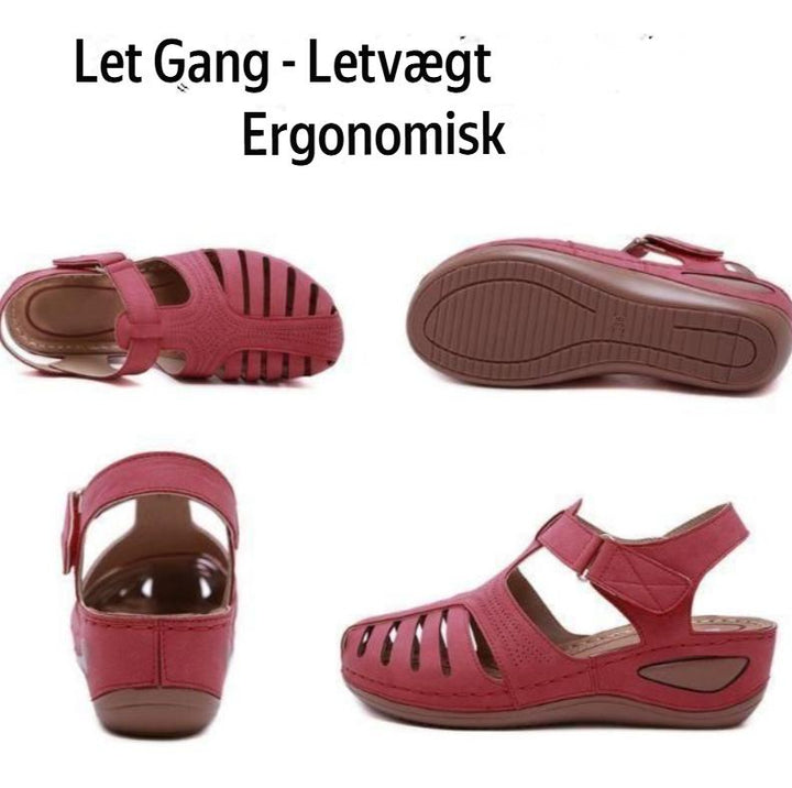 Emma | Dame Lette Premium Lædersandaler | Ergonomisk Komfort