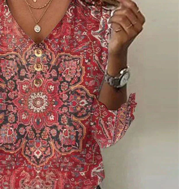 Karina - Vintage Boho Bluse