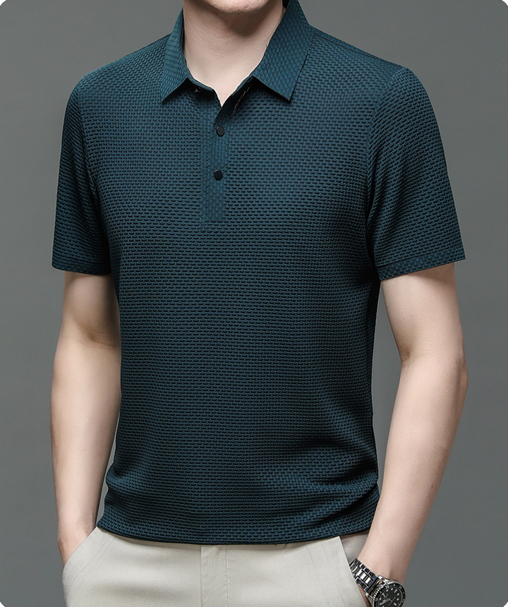 Sivert | Herren Klassisk Raffineret Poloshirt | Til Komfort & Klasse
