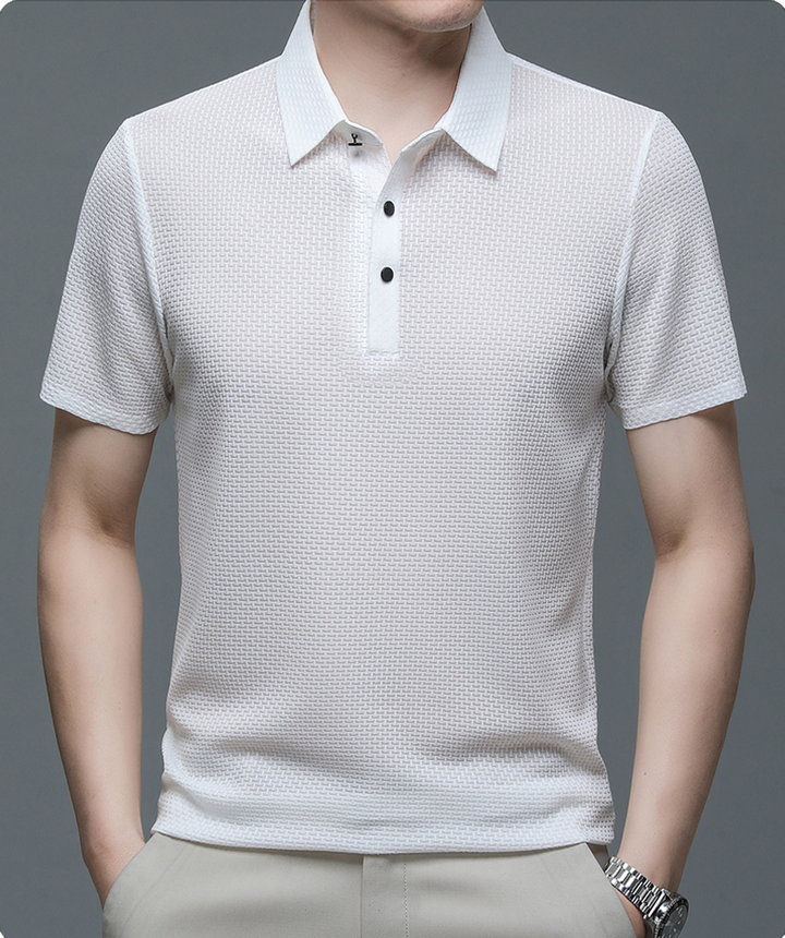 Sivert | Herren Klassisk Raffineret Poloshirt | Til Komfort & Klasse