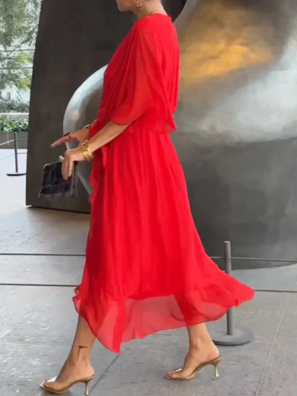 Esperance | Damen V-hals Kjole | For Elegance & Komfort