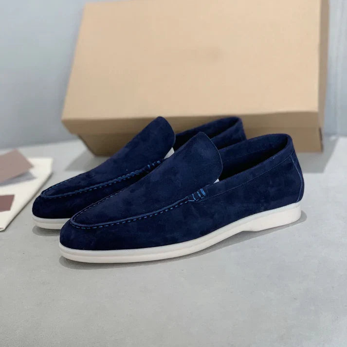 Reno | Herre Stilfulde Komfortable Suede Loafers | Letvægtsdesign