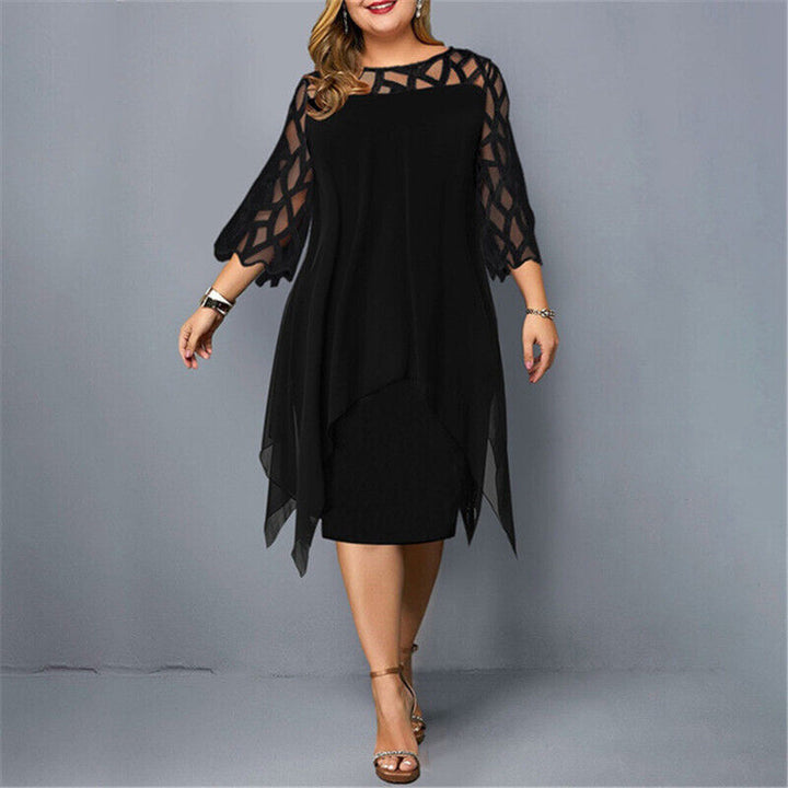Abelone | Dame Elegant Overdimensioneret Midikjole | Tidløst Design