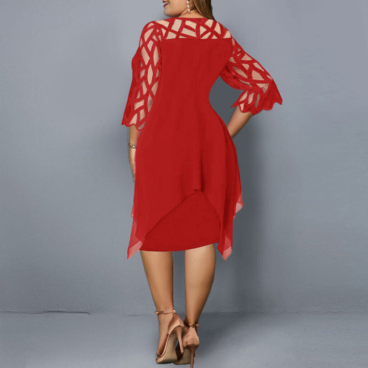 Abelone | Dame Elegant Overdimensioneret Midikjole | Tidløst Design