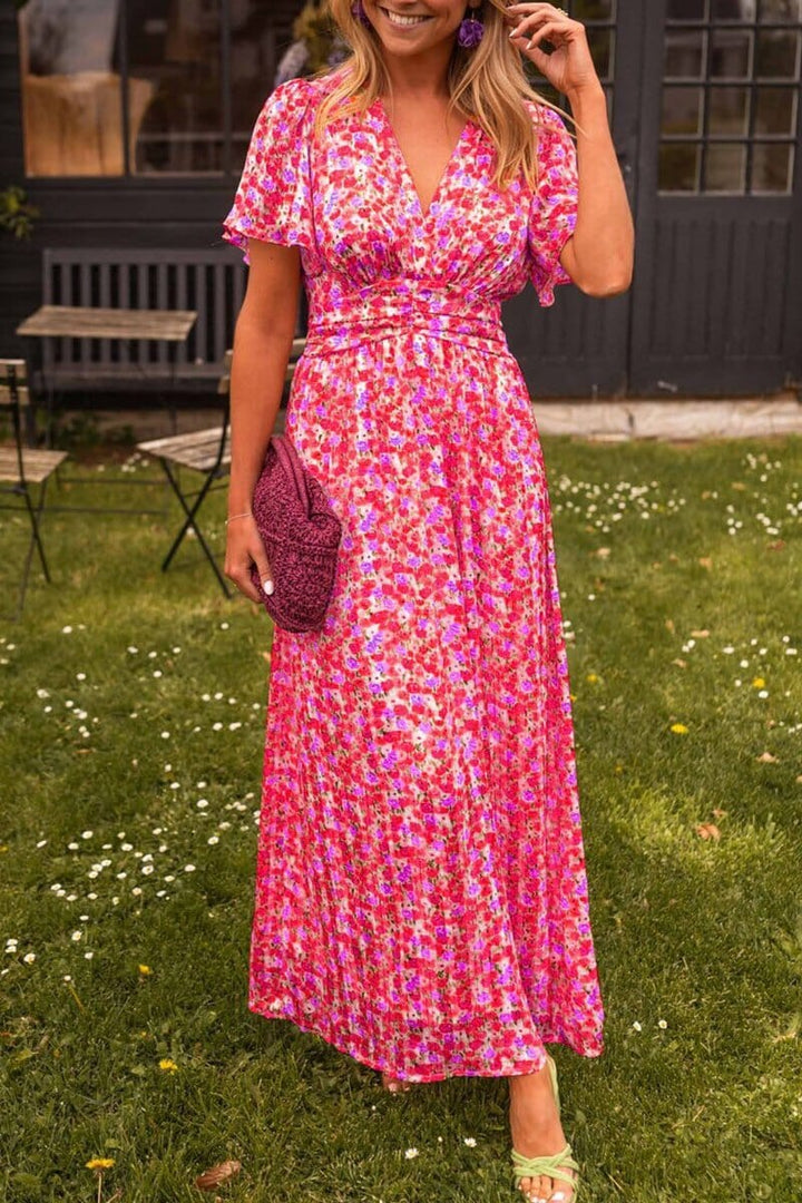 Freja-Lis | Dame Flydende Stilfuld Maxi Kjole | Til Elegance og Lethed