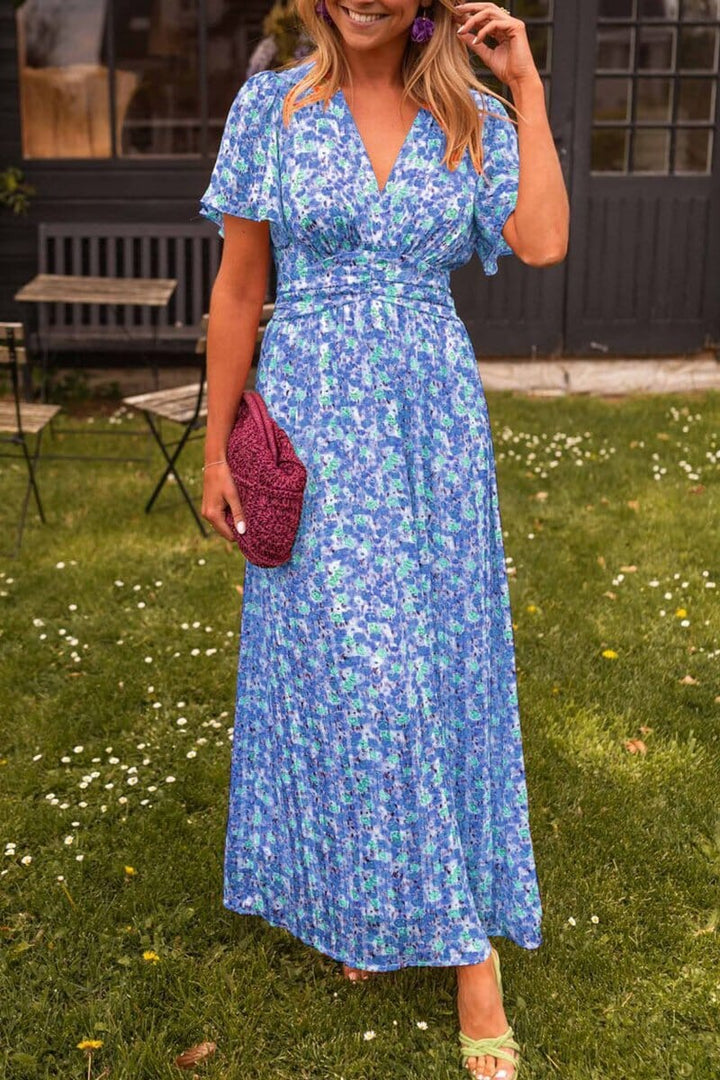Freja-Lis | Dame Flydende Stilfuld Maxi Kjole | Til Elegance og Lethed