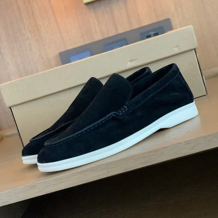 Reno | Herre Stilfulde Komfortable Suede Loafers | Letvægtsdesign